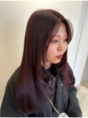 【お洒落さん必見】ボルドーカラー×ワンホンレイヤー/10代20代