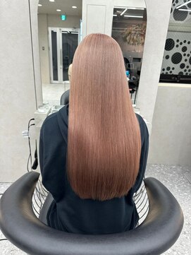 ロンド レア 天神大名店(Lond Le’a) ミルクティーベージュダブルカラーインナーカラーケアブリーチ