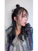 アース 星ヶ丘店(HAIR & MAKE EARTH) 顔周りおくれ毛×こなれゆるお団子