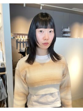 ヘアーエスクールシーユー 枚方T-SITE店(hair S.COEUR×Cu) 顔まわりレイヤー