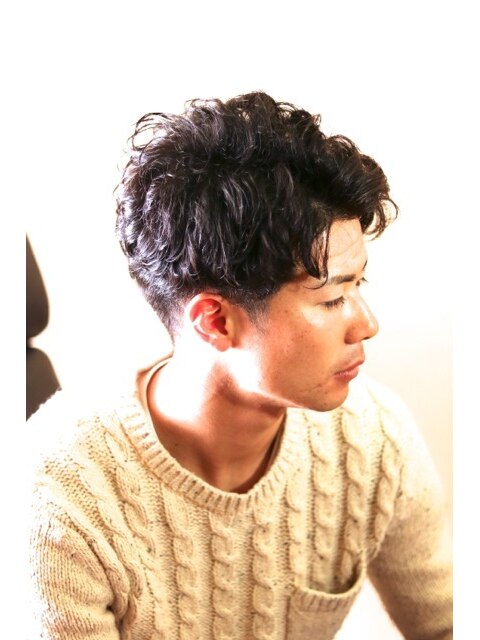 MEN'S HAIR   アップバング