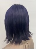 ブリーチ有り/ラベンダー/ネイビーカラー［江古田/江古田駅］