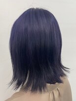 インパークス 江古田店(hair stage INPARKS) ブリーチ有り/ラベンダー/ネイビーカラー