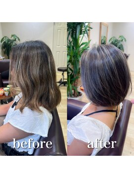 ミラバイケンジ 藤沢(Mira by KENJE) 白髪ぼかし 脱白髪染め 【藤沢 藤沢駅】