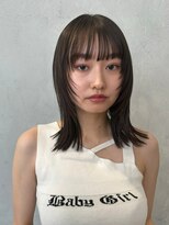 ノイ(noi)&nbsp;顔周りレイヤーカットくびれヘアミルクティーベージュカラー