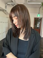 艶カラーグレージュカラーミディアム