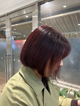 アース 高円寺店(HAIR & MAKE EARTH) カシスブラウン♪  【@mppp_32485】