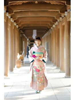 美容室ハナ(HANA)の写真/成人式、結婚式のセット着付けの早朝予約承ります◎大切な日の思い出作りをお手伝いさせていただきます♪