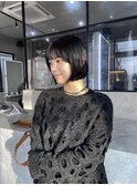 20代/30代/ミニボブ/切りっぱなしボブ
