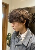 メンズパーマ　ツイスパ　波巻き　フェード