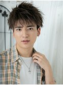 ダークアッシュ社会人ナチュラル王道メンズカットG上尾