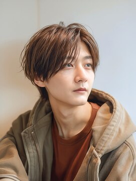 コスメポット(Cosmepot) ブリーチハイライトカラーミルクティーベージュレイヤーカット