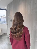 トテ(tote.)&nbsp;ブリーチなしダブルカラー透明感アッシュブラウン艶髪ベージュ