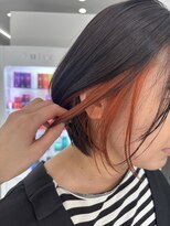 プレジールバイラファブリック(PLAISIR by LA FABRIQUE)&nbsp;イヤリングカラー/オレンジ【新村/PLAISIR/草加】