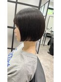 切りっぱなしボブ