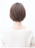 レイヤーショートくびれショート韓国内巻きボブくびれボブ