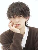 エイド 本店(aid)&nbsp;ソフトツイストスパイラルパーマ縦落ちマッシュウルフ