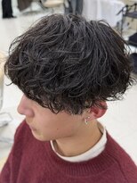 ニコ トウキョウ ヨコハマ(nico)&nbsp;シャドウパーマメンズメッシュメンズパーマ波巻きパーマ韓国ヘア