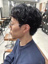 ワンズ リー 下北沢店(ONE's ly)&nbsp;メンズショート　シャドウパーマ