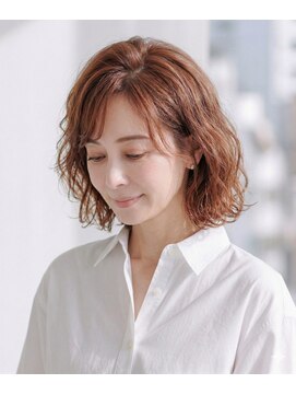 ルアナヘアー 日進米野木店(luana hair) ボブパーマ/白髪ぼかしボブ３
