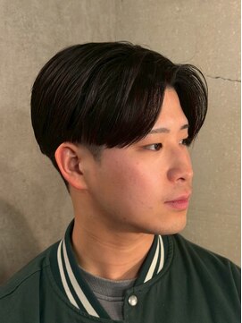 ノーエン(noen) スパイラルパーマ　メンズカット　メンズパーマ　韓国　眉カット