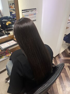 ヘアークラフト サン 住吉店 [ヘアークラフトサン] トーンダウンでツヤ髪へ導くコアミ―TR