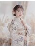 １０歳ハーフ成人式着付け・ヘアセット・メイク※選べる髪飾りつき　　￥13200