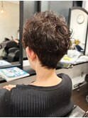大人のショートパーマ