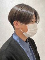 アッシュ 八王子みなみ野店(Ash)&nbsp;センターパート×曲がる縮毛矯正　八王子みなみ野
