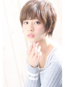 マリアバイアフロート(Maria by AFLOAT) 横顔がキレイにみえるショート☆ひし形シルエットで小顔ヘア