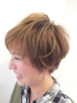 ヌードカラー(NUDE COLOR) 『NUDE COLOR』大人可愛い☆ナチュラルショートボブ