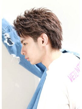 リップスヘアー 銀座(LIPPS hair) WILDワイルド爽やかヘアビジカジツーブロック刈り上げ【LIPPS】