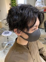 エルオム(EL.HOMME)&nbsp;【MITSU】スリークショート×ウェットヘア×スパイラルパーマ