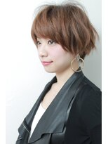 クート 北浦和(ku-to)&nbsp;動きのあるショートヘアをイルミナカラ－×髪質改善×白髪染め