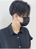 【松戸　ムラマツ】ショートボブ　ツーブロック　前髪なし