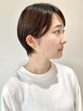 フォーク FOLK 【FOLK】透明感ブラウン☆似合わせ耳掛けショート♪