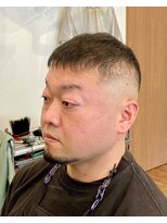 カットアンドシェーブ 髪心地 シェーバーで0ｍｍスキンフェード