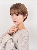 マッシュショート_チェリーブラウンフェミニンロング_9136