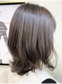 ラベンダーアッシュくびれヘア【細野実香】