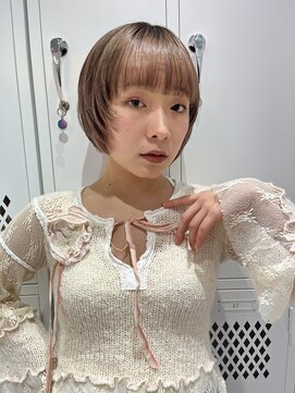 ロンドルーチェ 心斎橋(Lond luce) ダークアッシュ/ミディアムレイヤーカット［髪質改善/縮毛矯正］