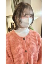 サンド 表参道(sand)&nbsp;ブリーチダブルカラーインナーカラーベージュ