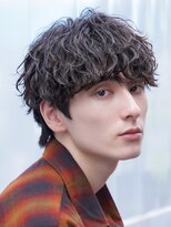メンズ波巻きスパイラルパーマプードルパーママッシュ韓国ヘア