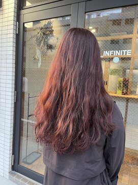 シーインフィニート 清澄白河 現代美術館MOT前店(C∞) ベリーピンク くせ毛ウェーブ