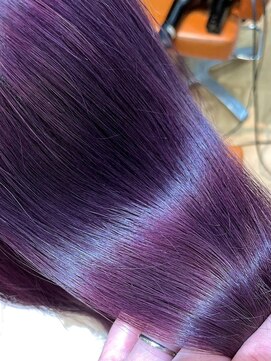 アロマヘアルーム 横浜店(AROMA hair room) ガーリー艶ピンクラベンダーヘア華やかヘア小顔/横浜/横浜西口