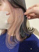 レア 渋谷(Le'a) ペールピンク インナーカラー