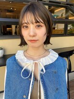 シェル(SHEL)&nbsp;顔周りが可愛い♪外ハネボブ【耳掛けver.】