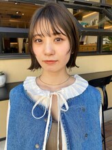 シェル(SHEL)&nbsp;顔周りが可愛い♪外ハネボブ【耳掛けver.】