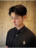 1814渋谷メンズカット束間ツーブロック刈り上げ韓国ウルフカット
