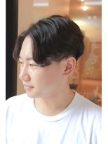 カズ 中津店(KAZU) メンズヘア ニュアンスパーマ カルマパーマ 茨木市