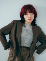 フレイムス 北戸田駅西口店(Frames)&nbsp;黒髪×ワインレッド×ウルフ